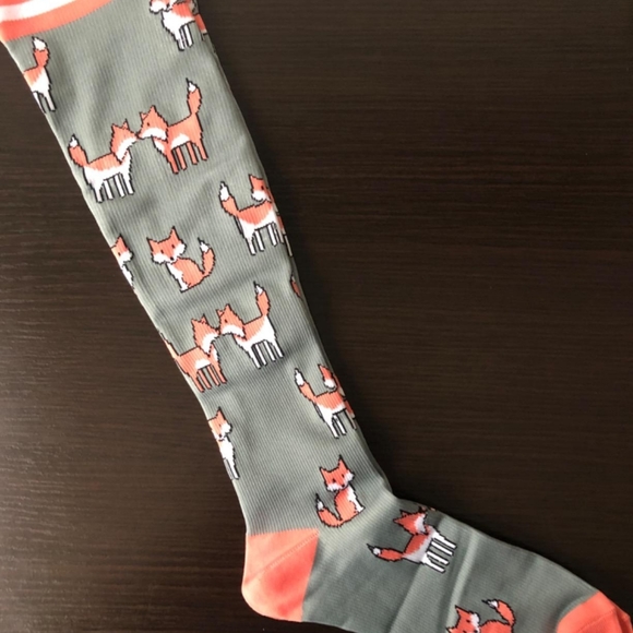 Compression Socks for Women Circulation 20-30mmHg Crazy, Cute, Socks Support  - Picture 5 of 10